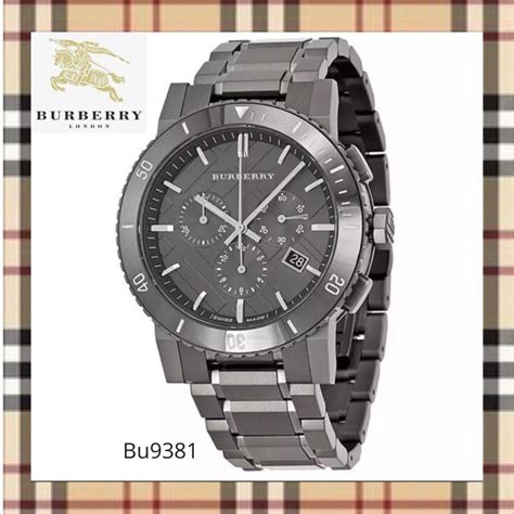 burberry chronograph gunmetal